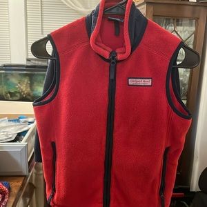 Vineyard vines fleece vest - size 8-10